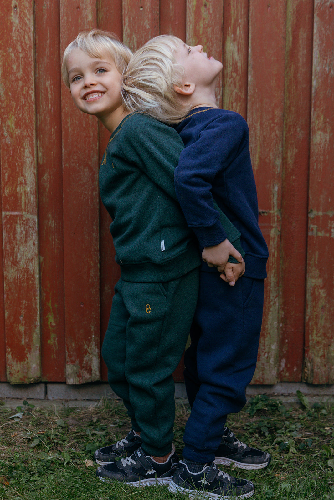 Sweat bukser børn recycled - i tre farver