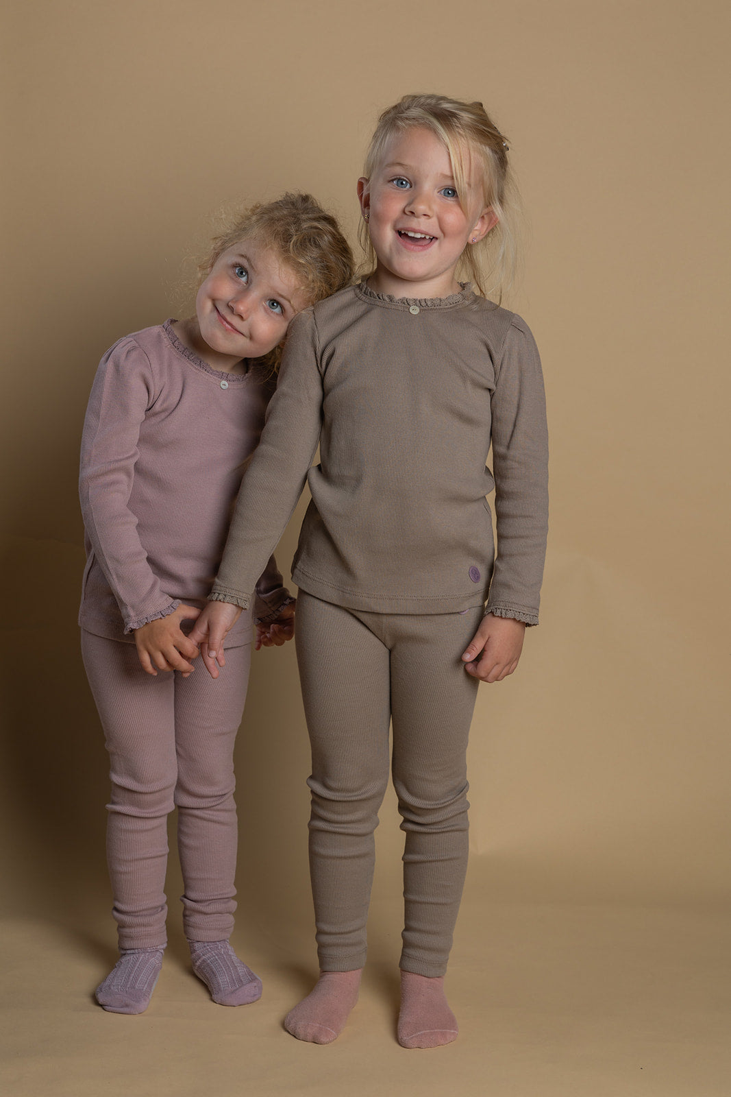 basic leggings - blød rib - GOTS
