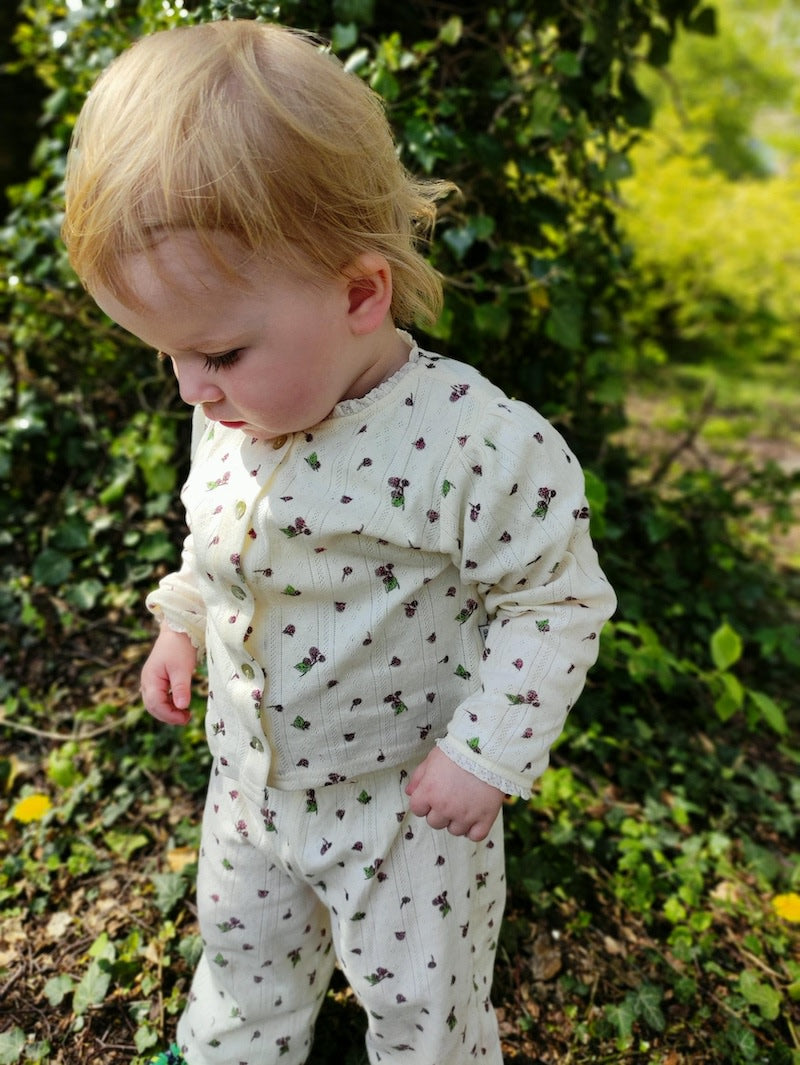 Berry cardigan