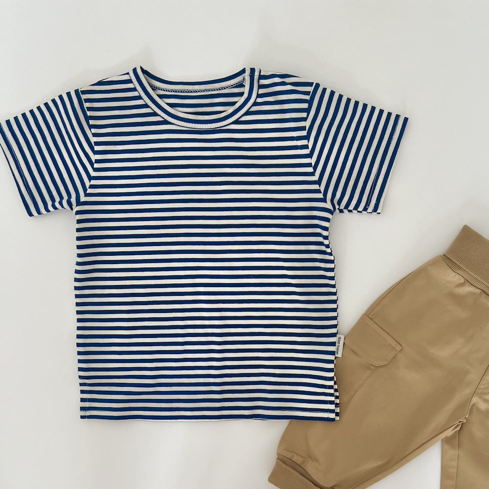 Karl T-shirt - navy stripe