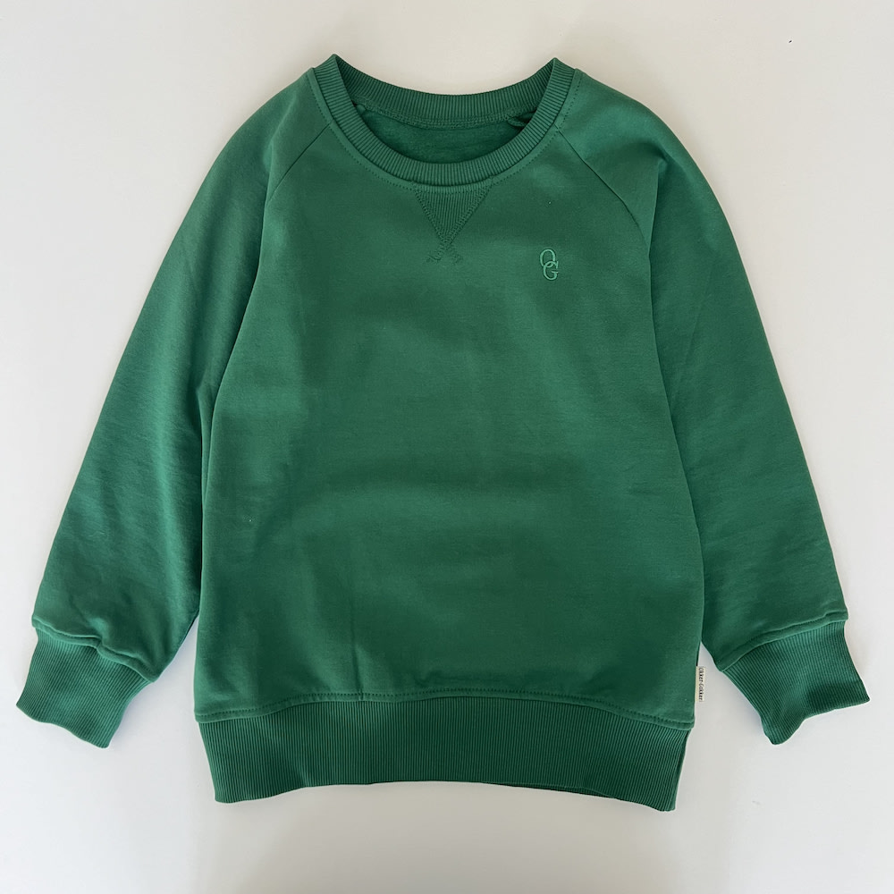 Nobel sweatshirt - clear blue og grass green