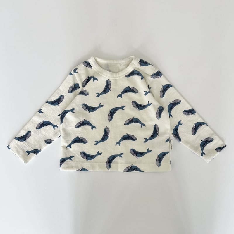 Melvin whale baby bluse